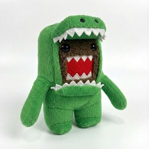 Domo Kun 7” Plush NHK #628 Green Dinosaur Roar Dino Limited Edition 2011 *RARE*